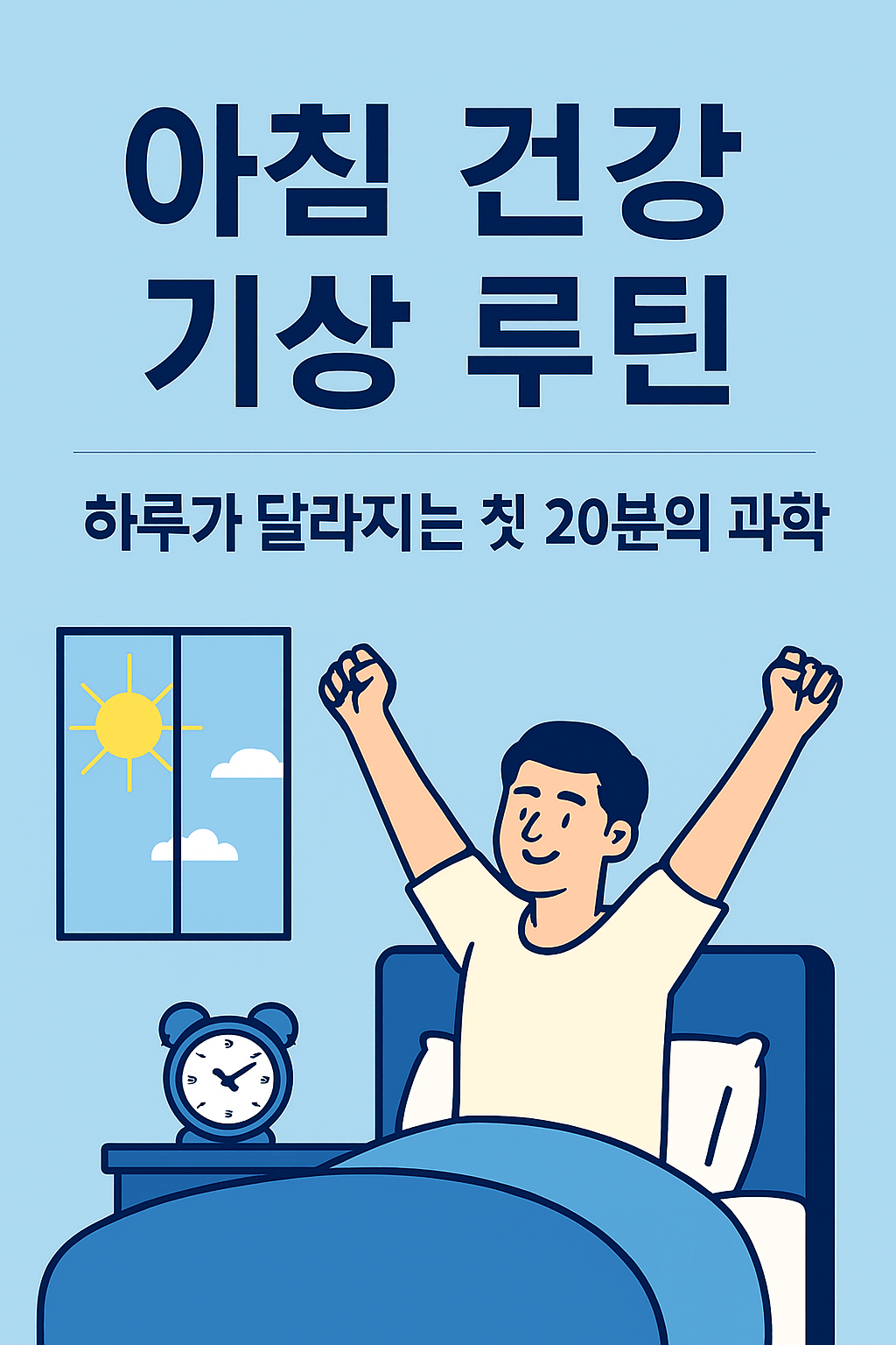 아침 건강 기상 루틴