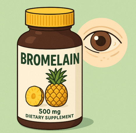 비문증에 좋은 브로멜라인 효과