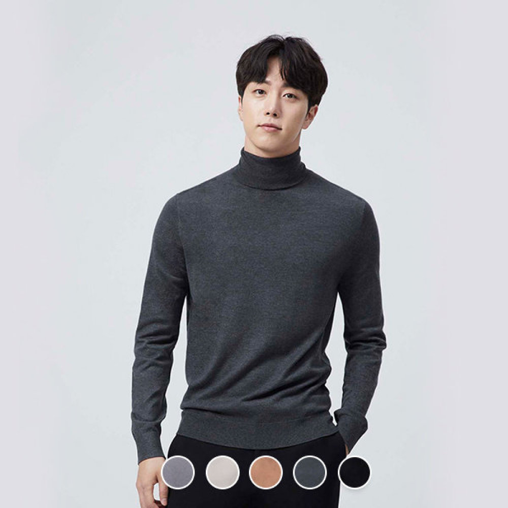 지오다노 남성 12GG 터틀넥 스웨터 051920