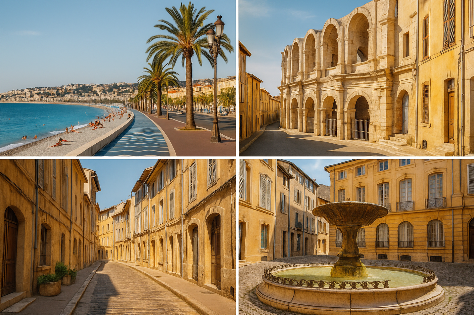 프랑스 남부 소도시 사진