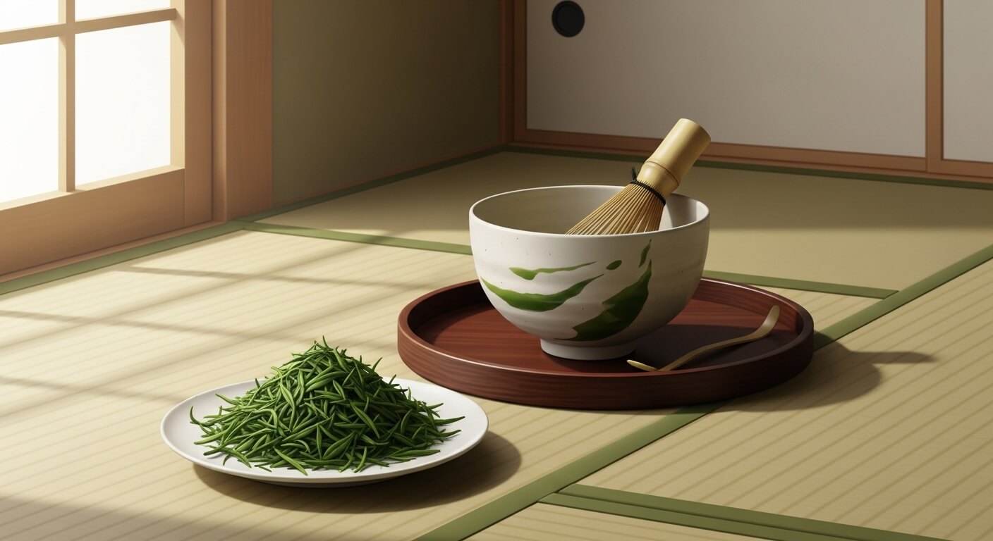 일본의 차 문화 &ndash; 찜 방식과 다도의 예술성