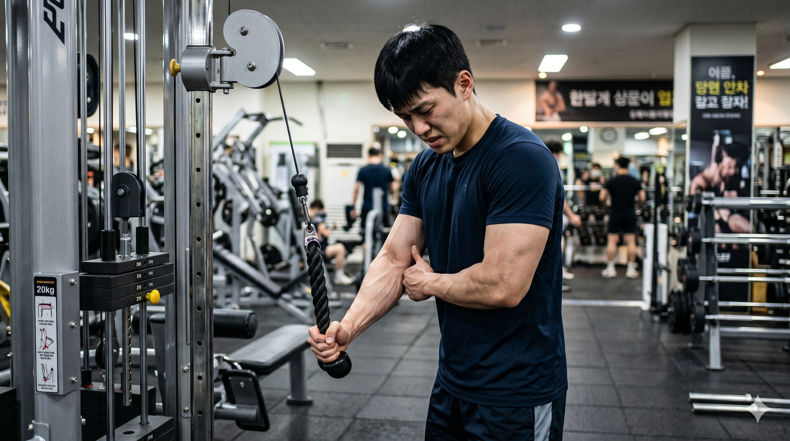 왜 해머컬인데 전완만 터질까