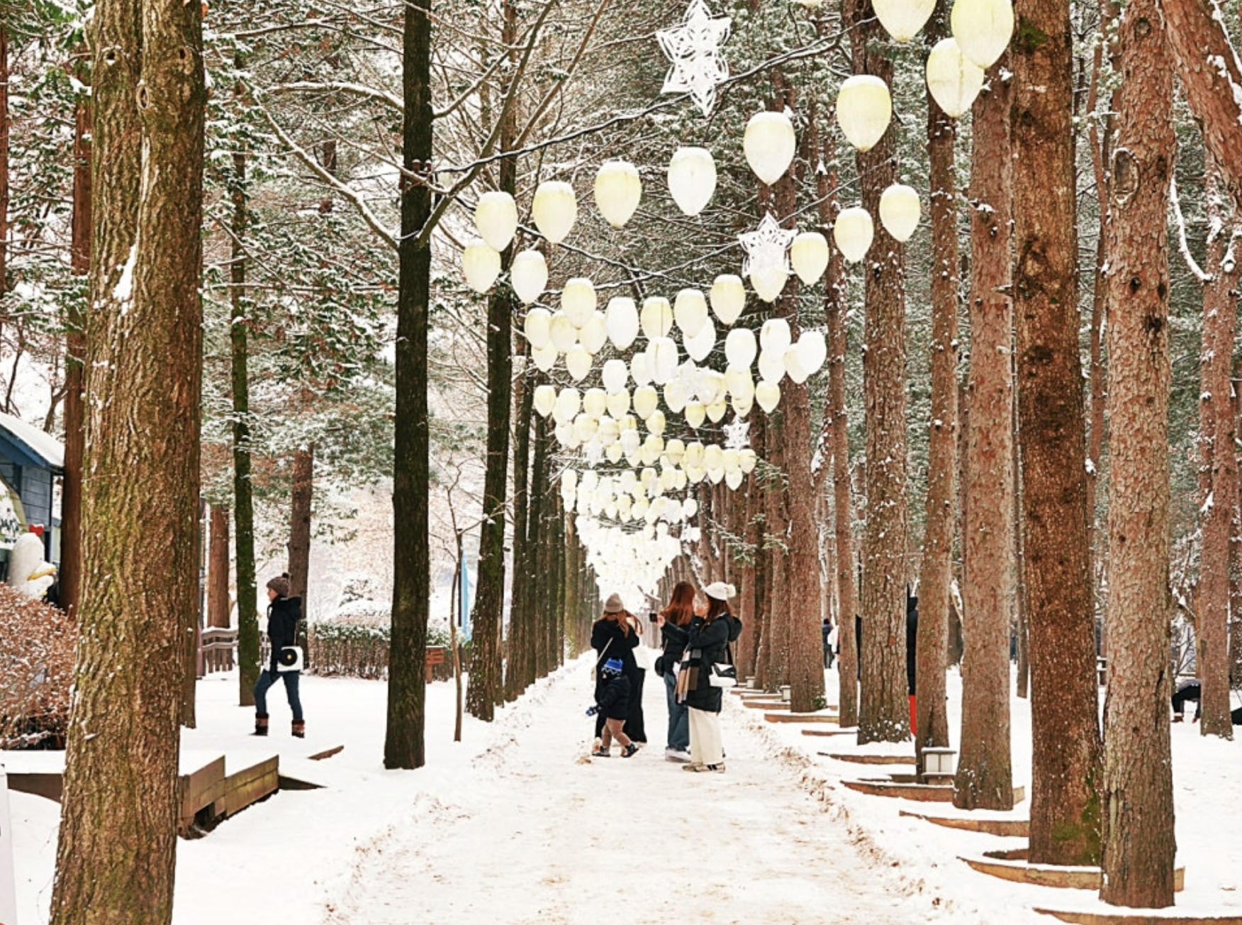 모녀 겨울 나들이 비교