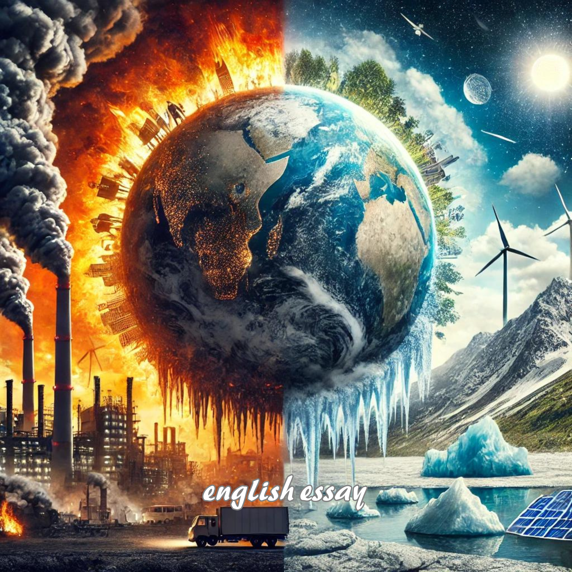 How to Write an Advanced English Essay: Climate Change Challenges and Solutions (기후 변화 도전과 해결책에 관한 고급 영어 에세이 작성법)