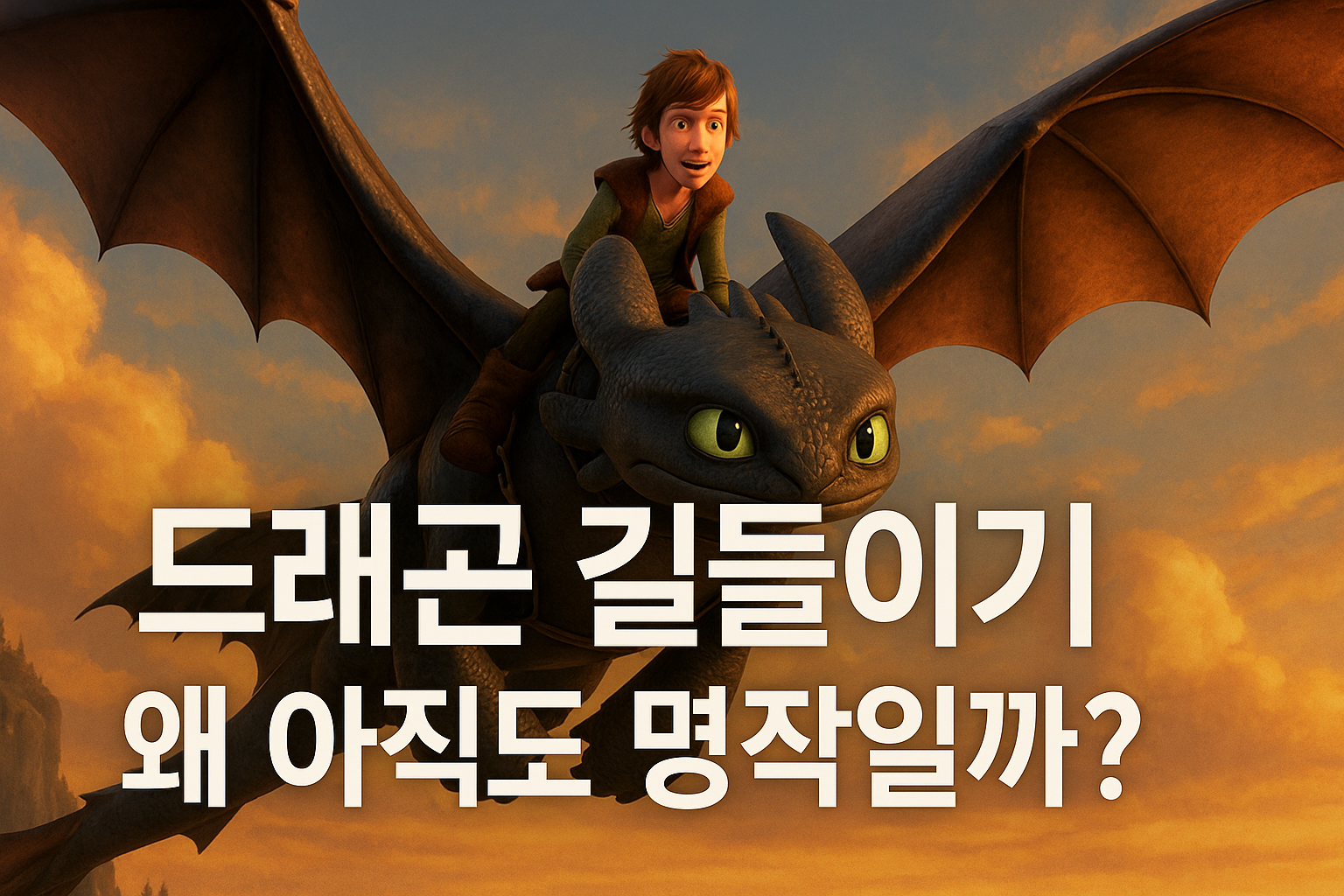 드레곤 길들이기 하늘을 날다.