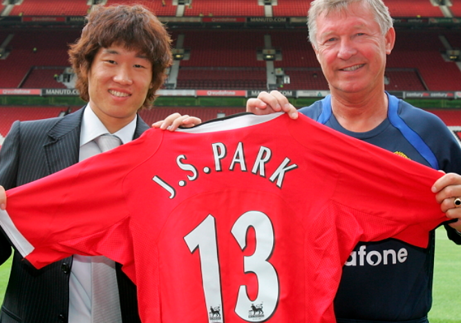 박지성 맨유 입단