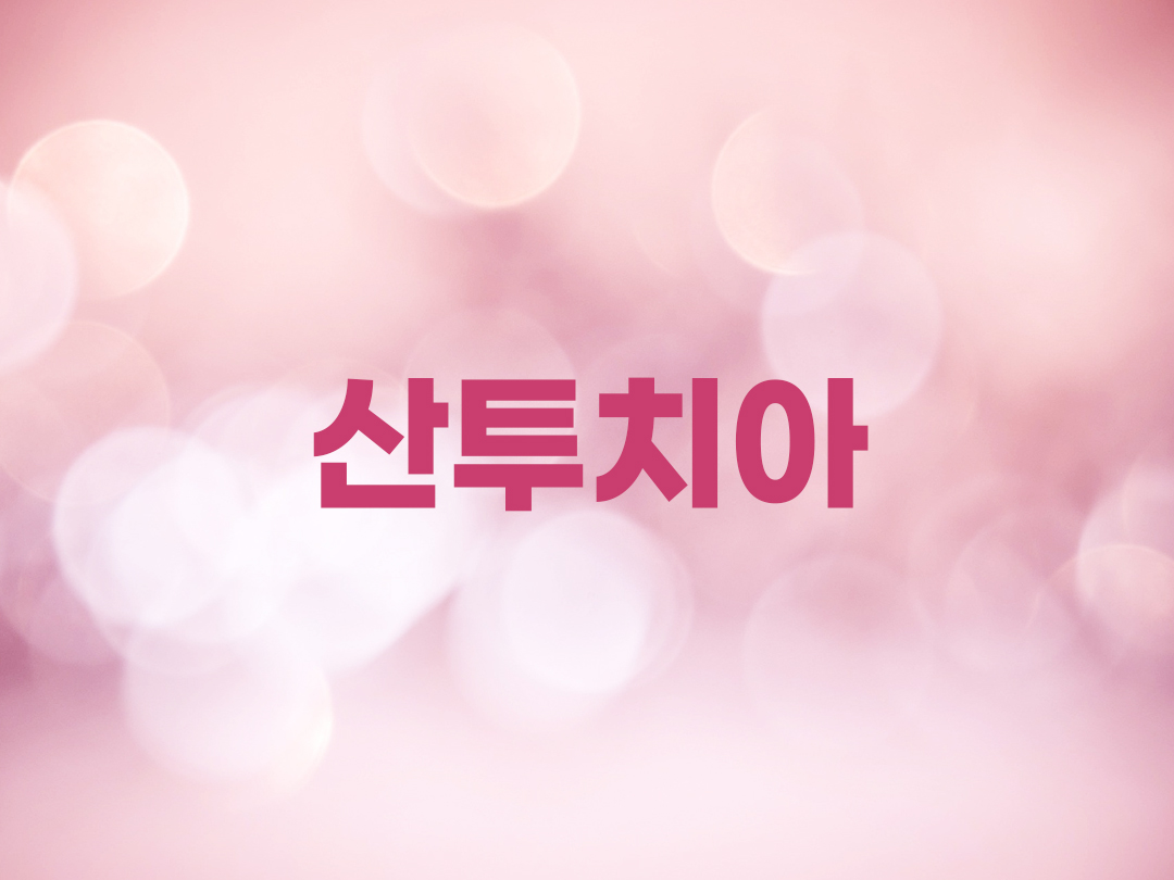 산투치아 천주교 여자세례명