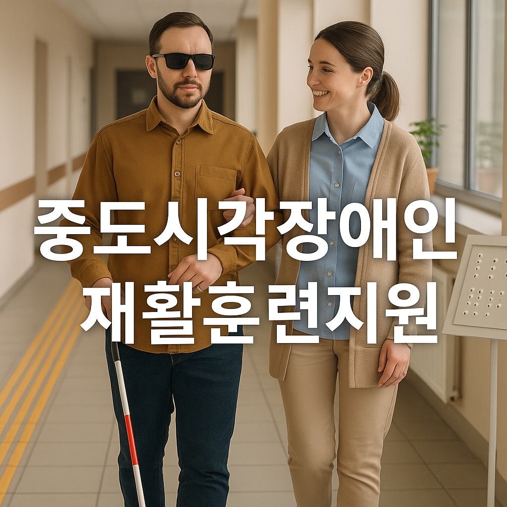 흰지팡이-훈련받는-중도시각장애인과-지도사-걷기훈련-장면-중도시각장애인-재활훈련지원-텍스트