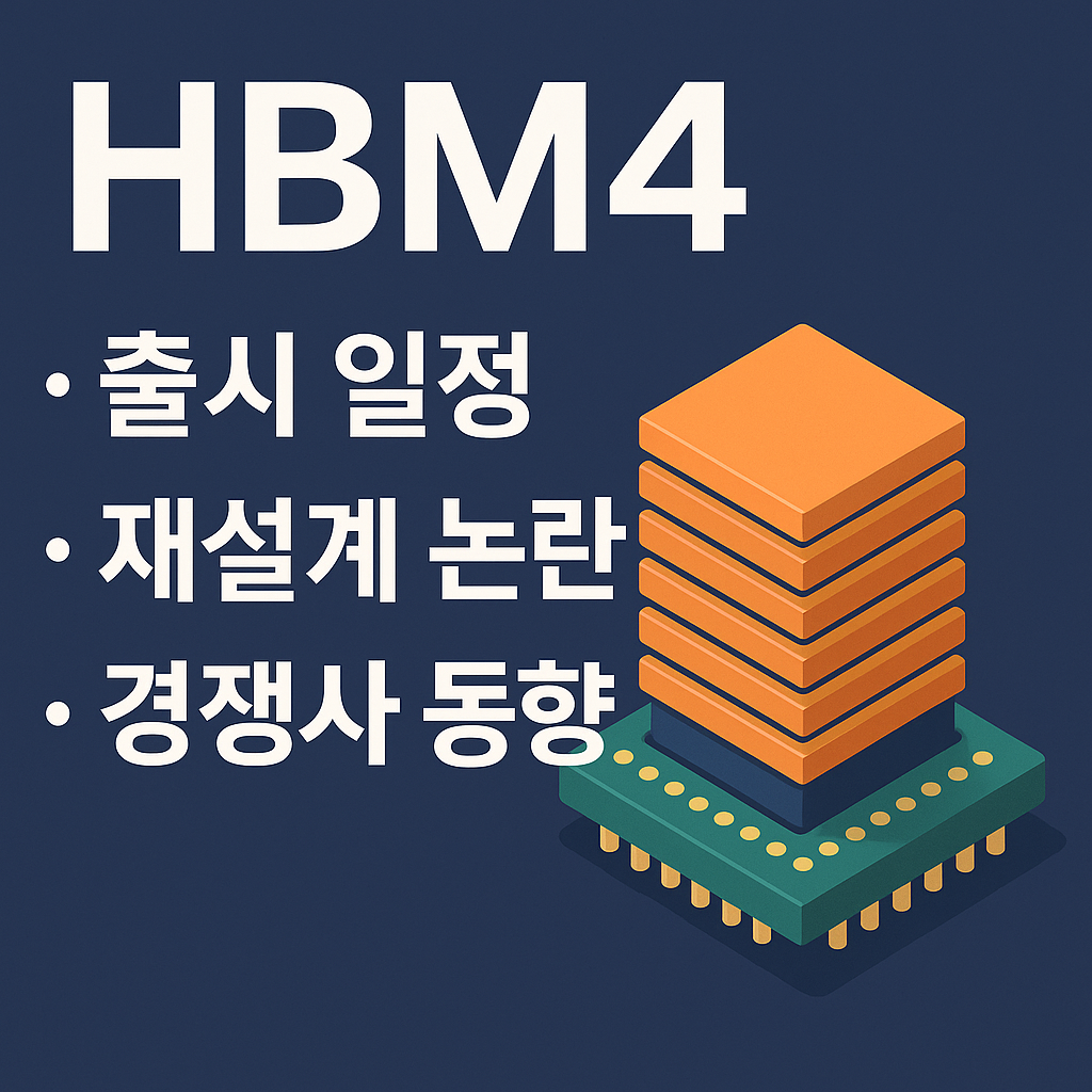 마이크론 HBM4 출시 일정&middot;재설계 논란&middot;경쟁사 동향