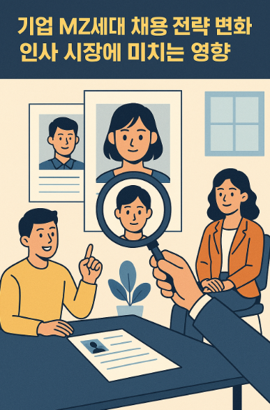 기업 MZ세대 채용 전략 변화가 인사 시장에 미치는 영향
