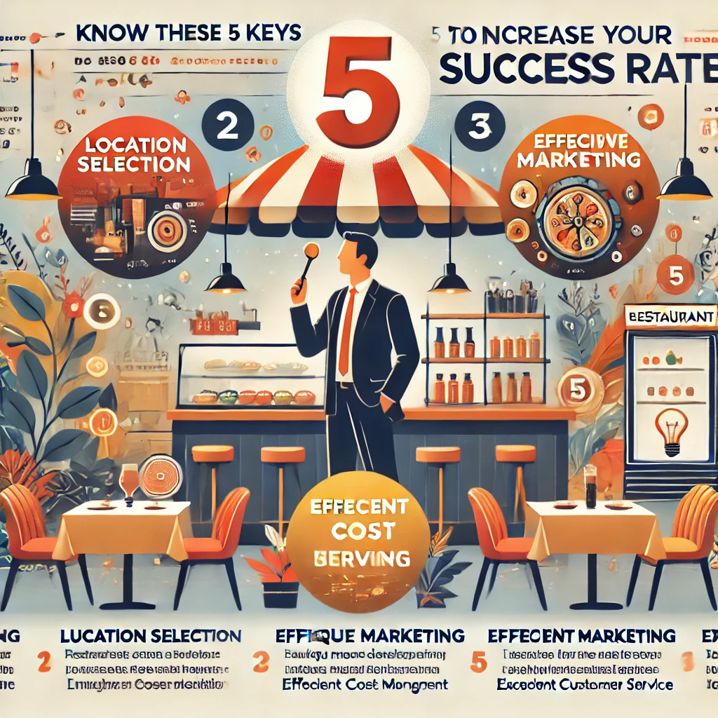 외식업 창업, 이 5가지만 알면 성공 확률이 높아진다!와 관련된 이미지