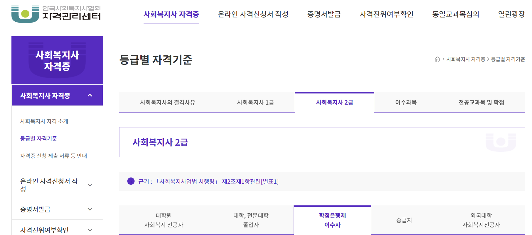 사회복지사 2급