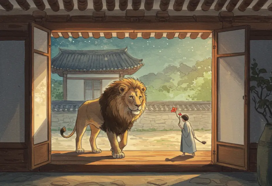 사자에게 쫓기는 꿈