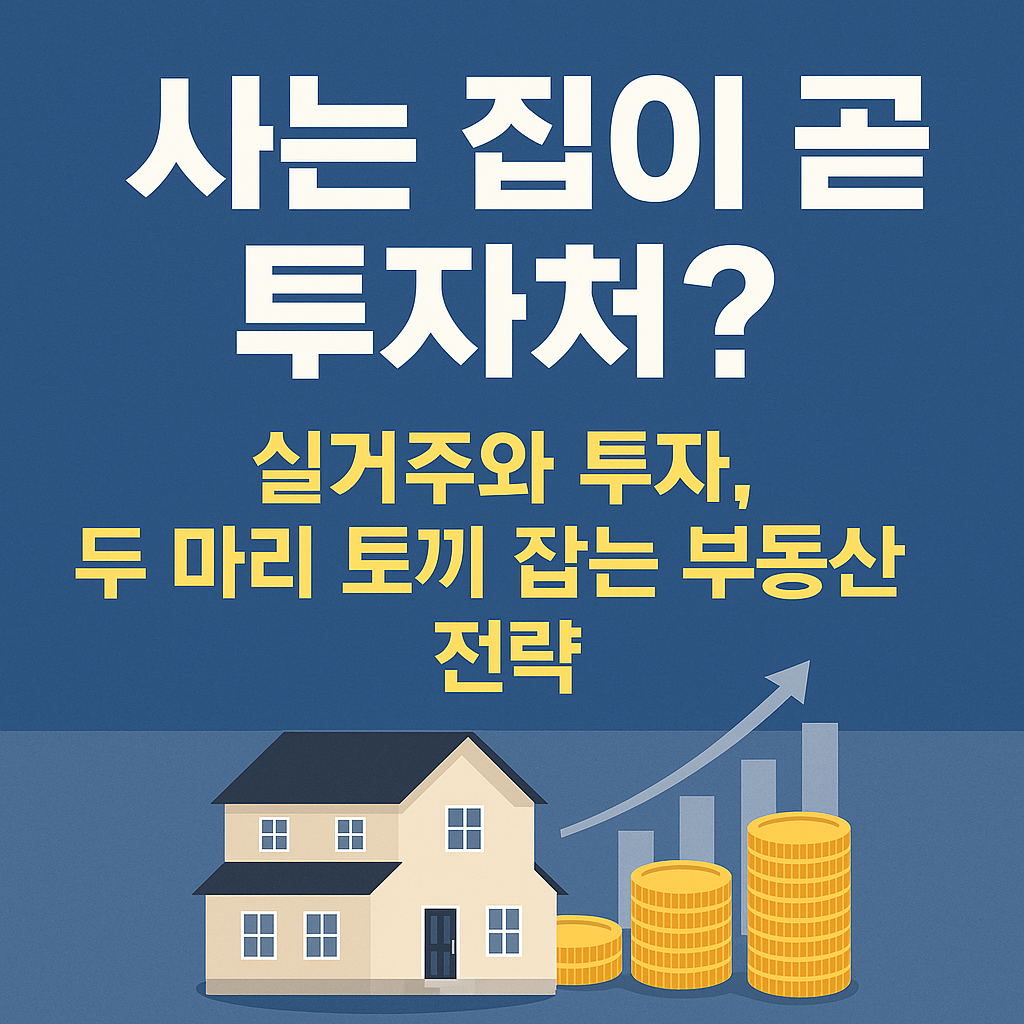 “사는 집이 곧 투자처? 실거주와 투자, 두 마리 토끼 잡는 부동산 전략”