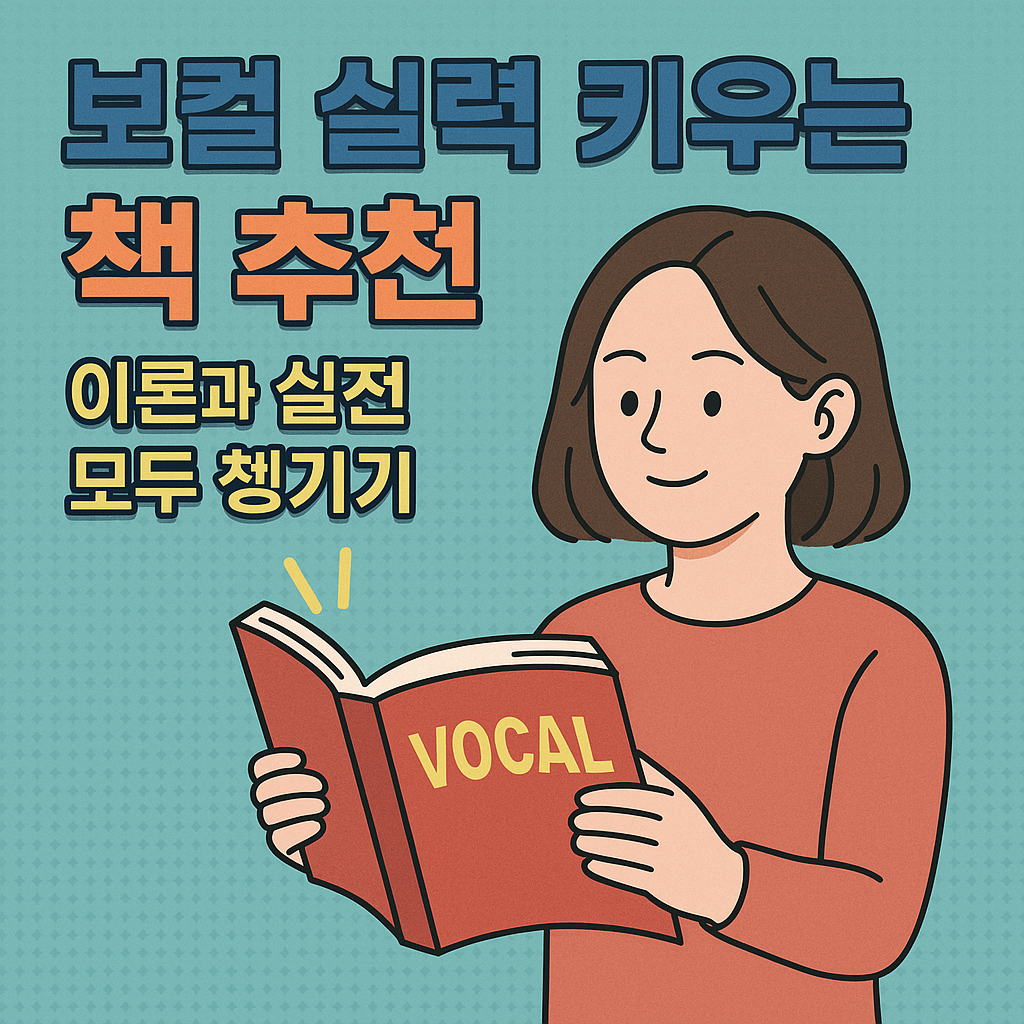 보컬 실력 키우는 책 추천, 이론과 실전 모두 챙기는 방법 사진