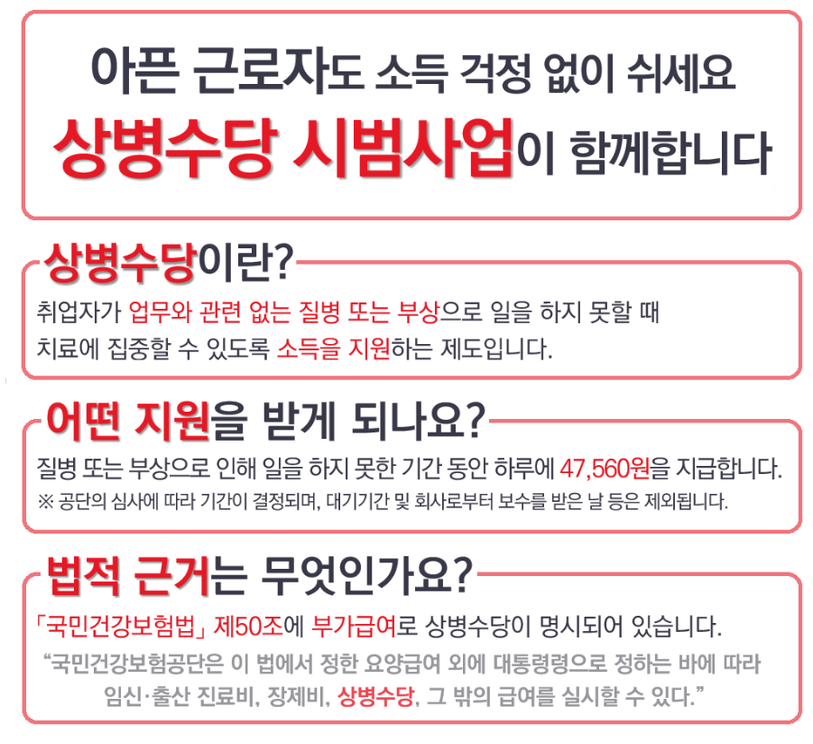 상병수당제도 신청방법