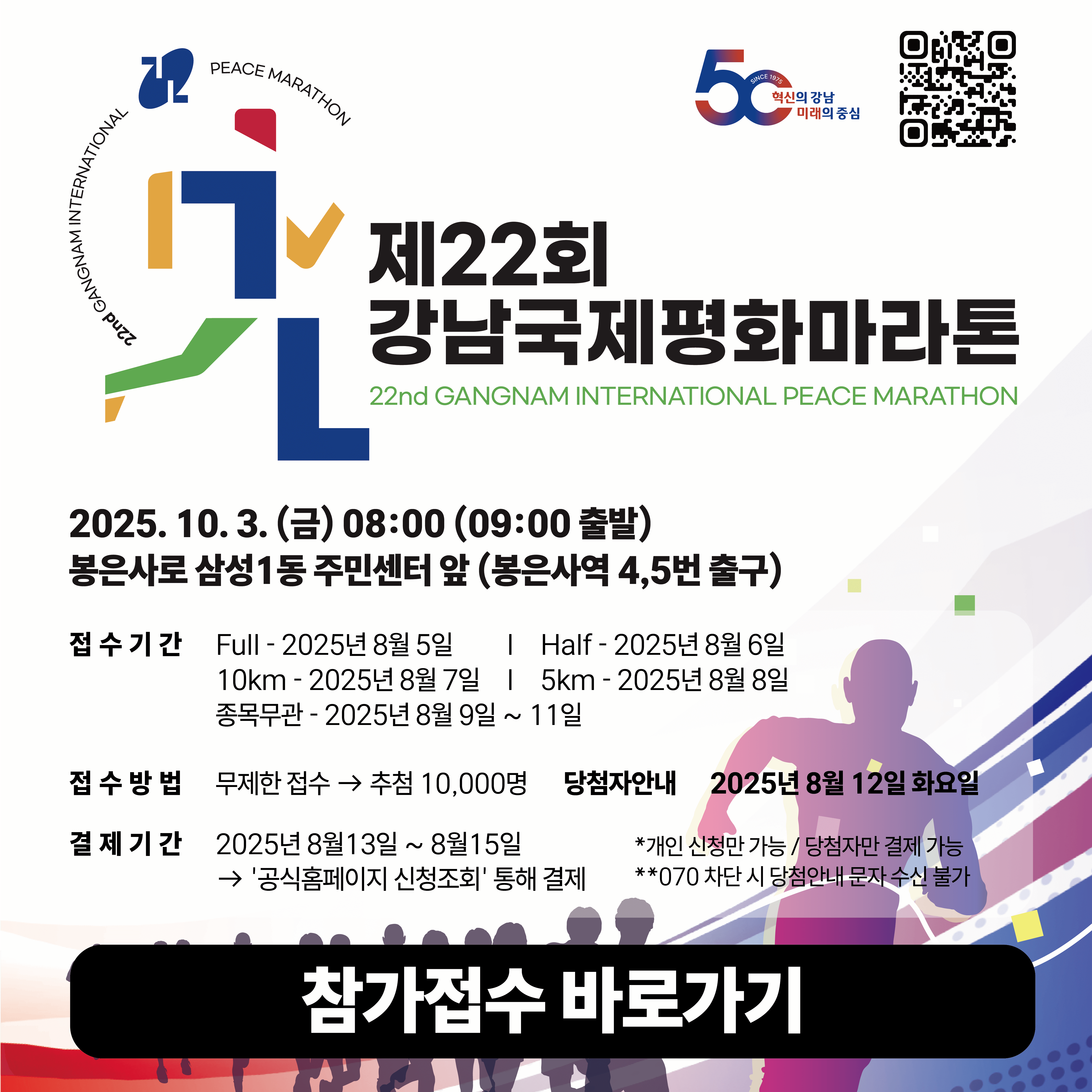2025 강남국제평화마라톤