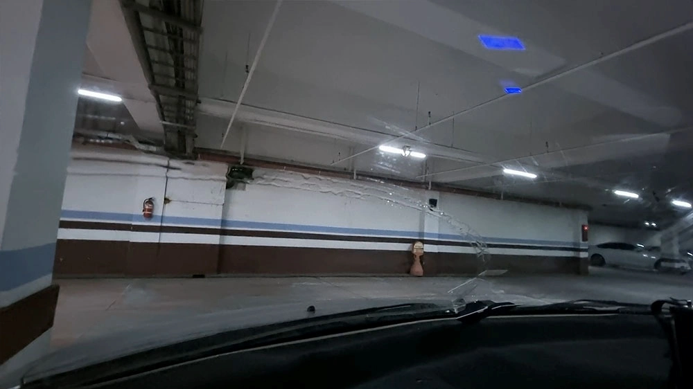 닦이지 않은 물방울