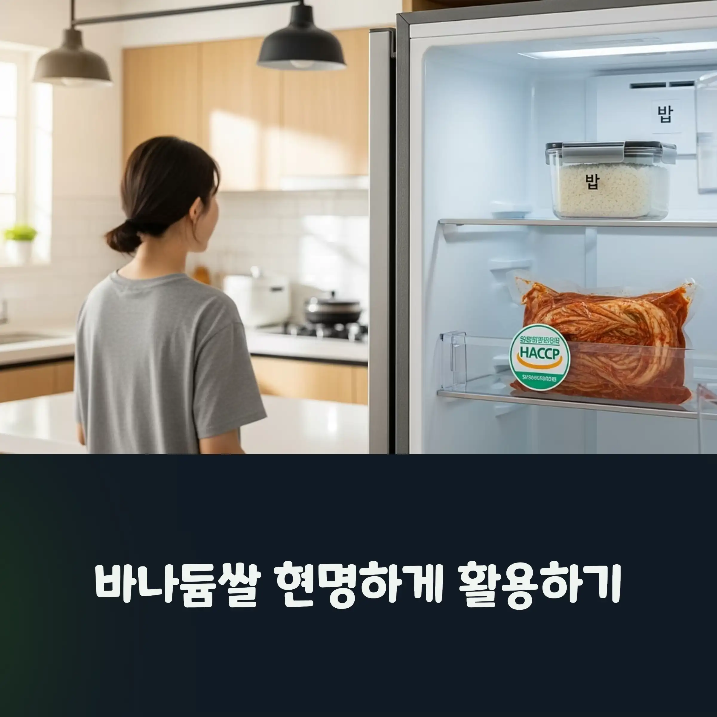 바나듐쌀 밀봉하여 보관