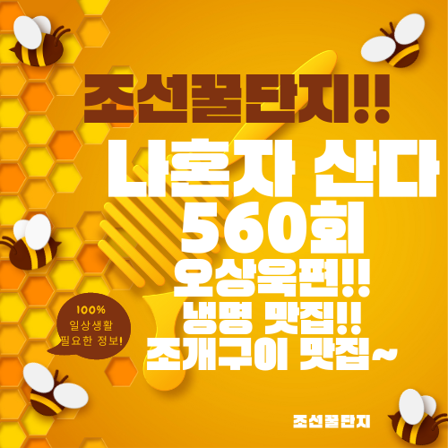 나혼자 산다 오상욱 10년 단골 대전 냉면집 조개구이 프로필 인스타