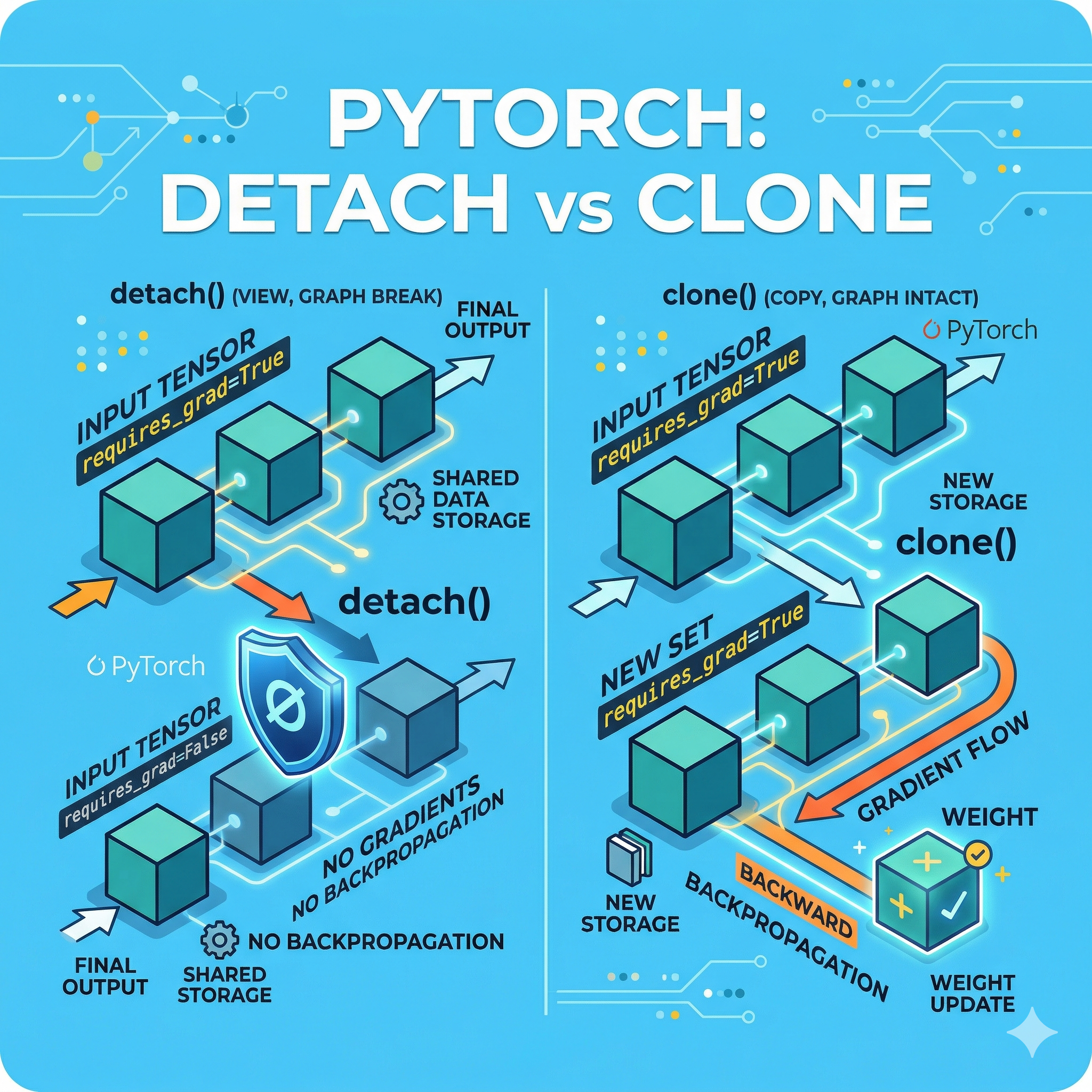 detach()와 clone()