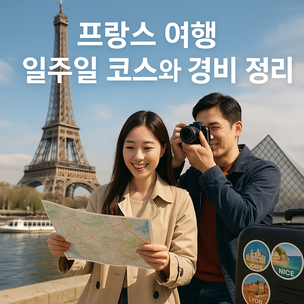프랑스 여행 일주일 코스와 경비 정리