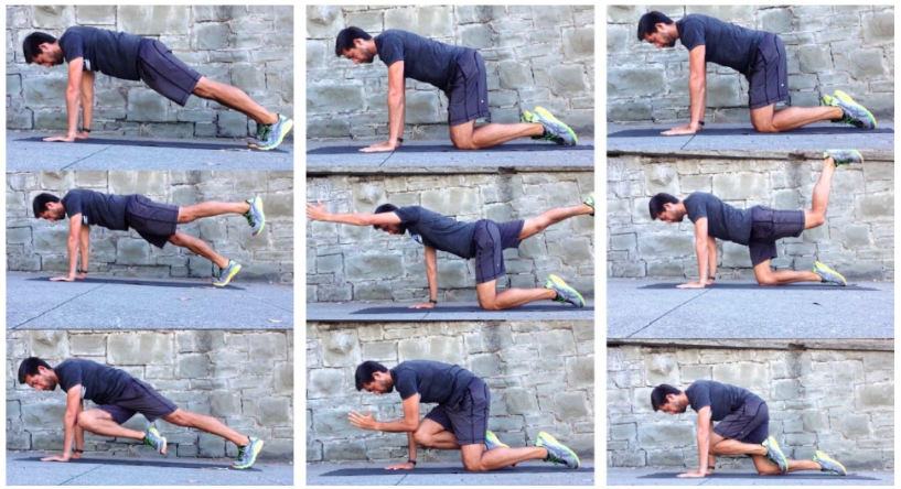 엉덩이 근육과 코어 향상