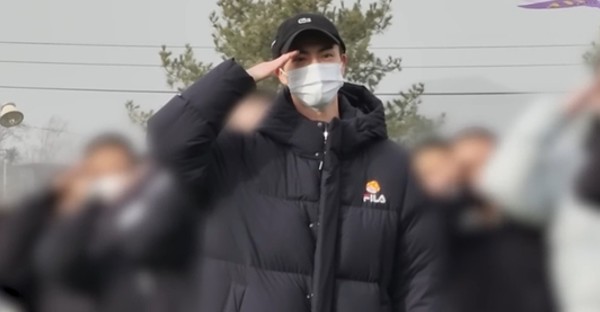 BTS 진, 제5보병사단 신병교육대대 조교로 자대배치