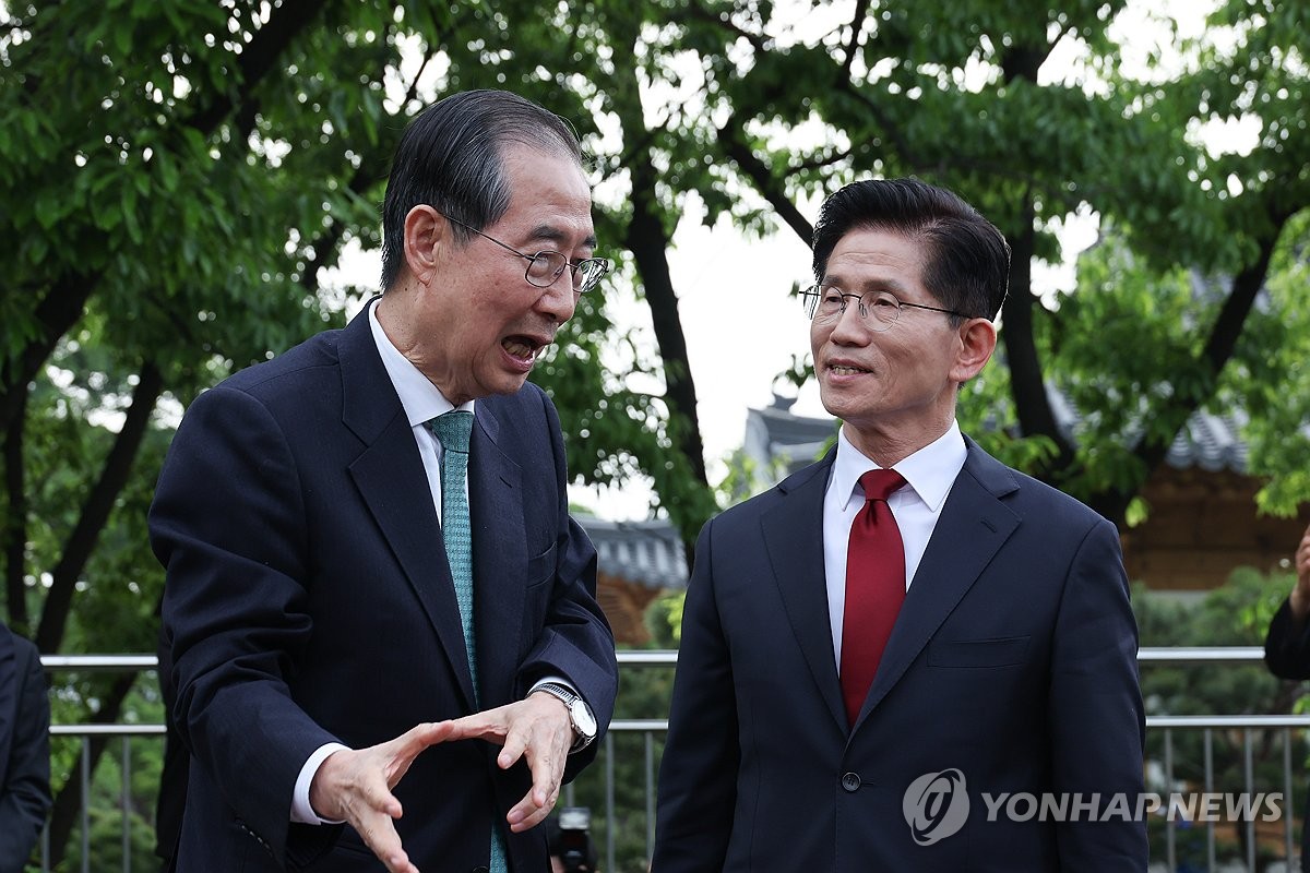 김문수 한덕수 회동