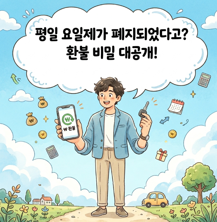 차량 운행제한 보험 혜택 승용차 요일제 2026 신청 방법 및 환급 팁