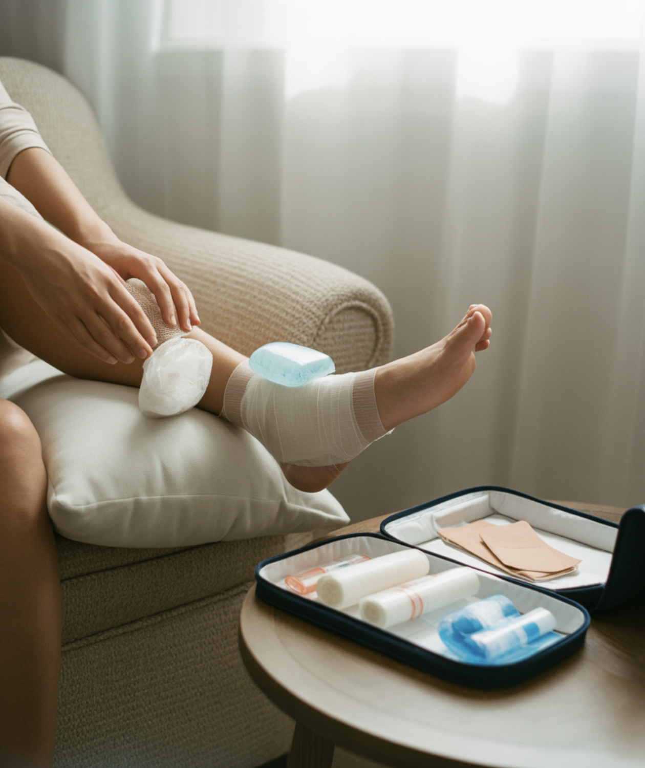 지금 당장! 통증을 줄이는 RICE 응급처치