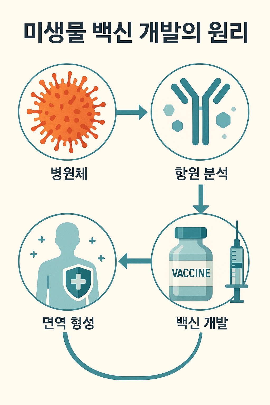 미생물 백신 개발의 원리 관련 사진