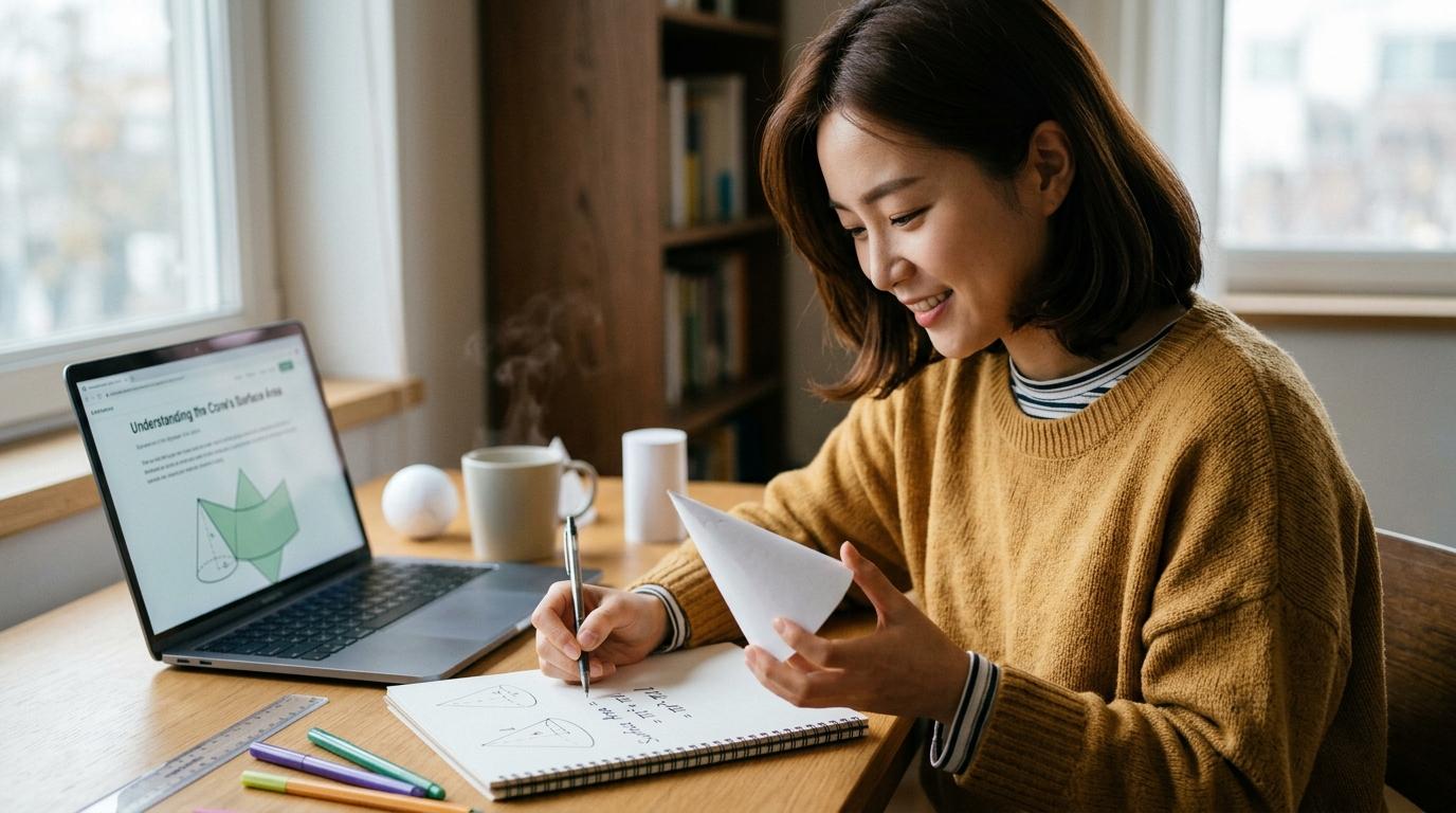 원뿔의 겉넓이 공식