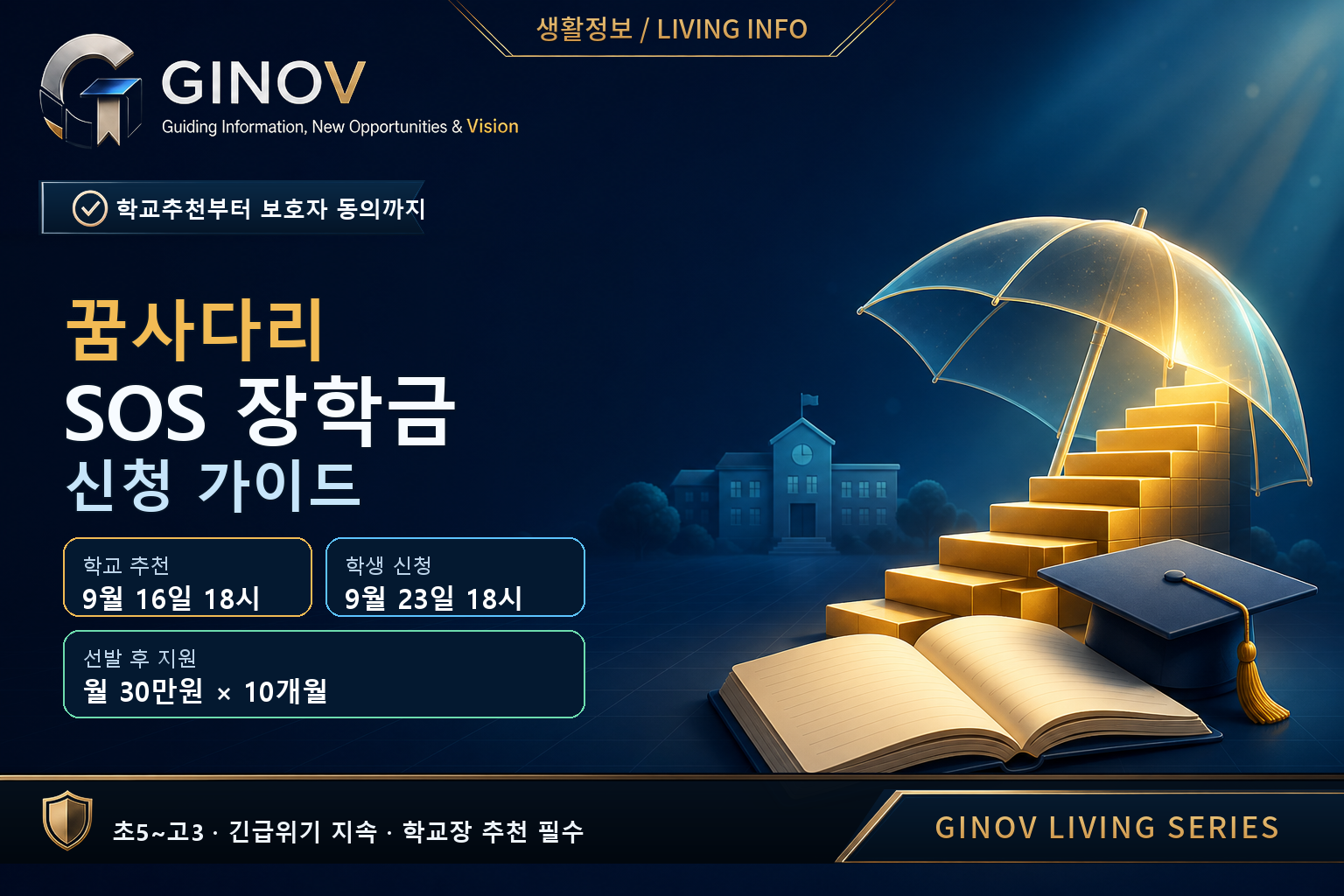 2026 꿈사다리 SOS 장학금 신청 대표이미지