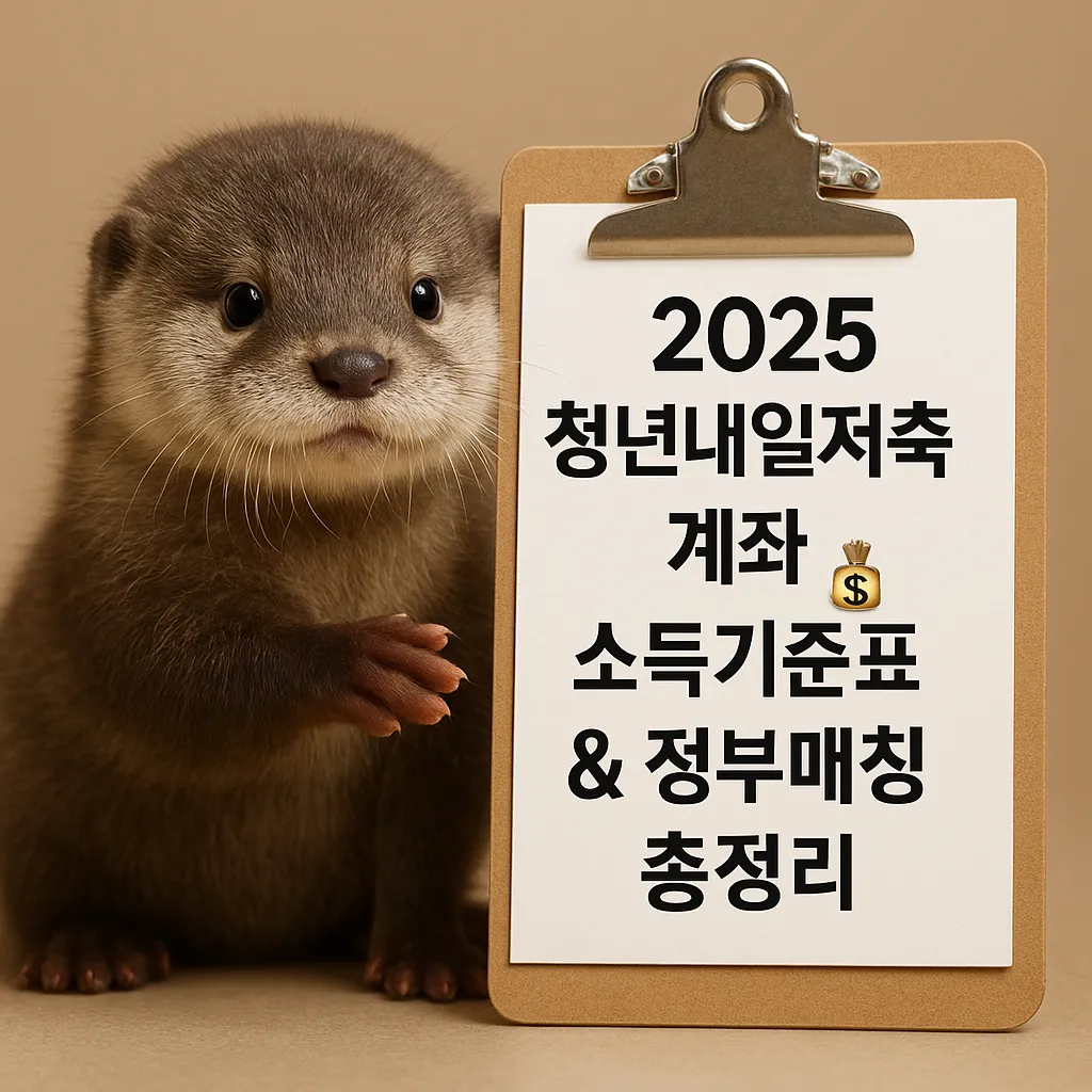 2025 청년내일저축계좌 소득기준표 및 정부매칭금 총정리|신청방법·자격요건 안내