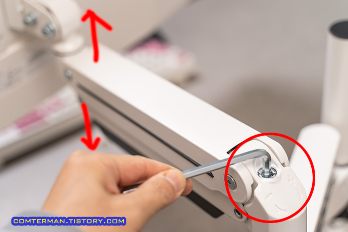 마운트뷰 MV-PM002 가스스프링 장력 조절