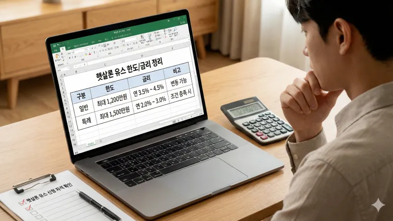 햇살론 유스 부결 사유 확인 및 대출 금리 계산 체크리스트
