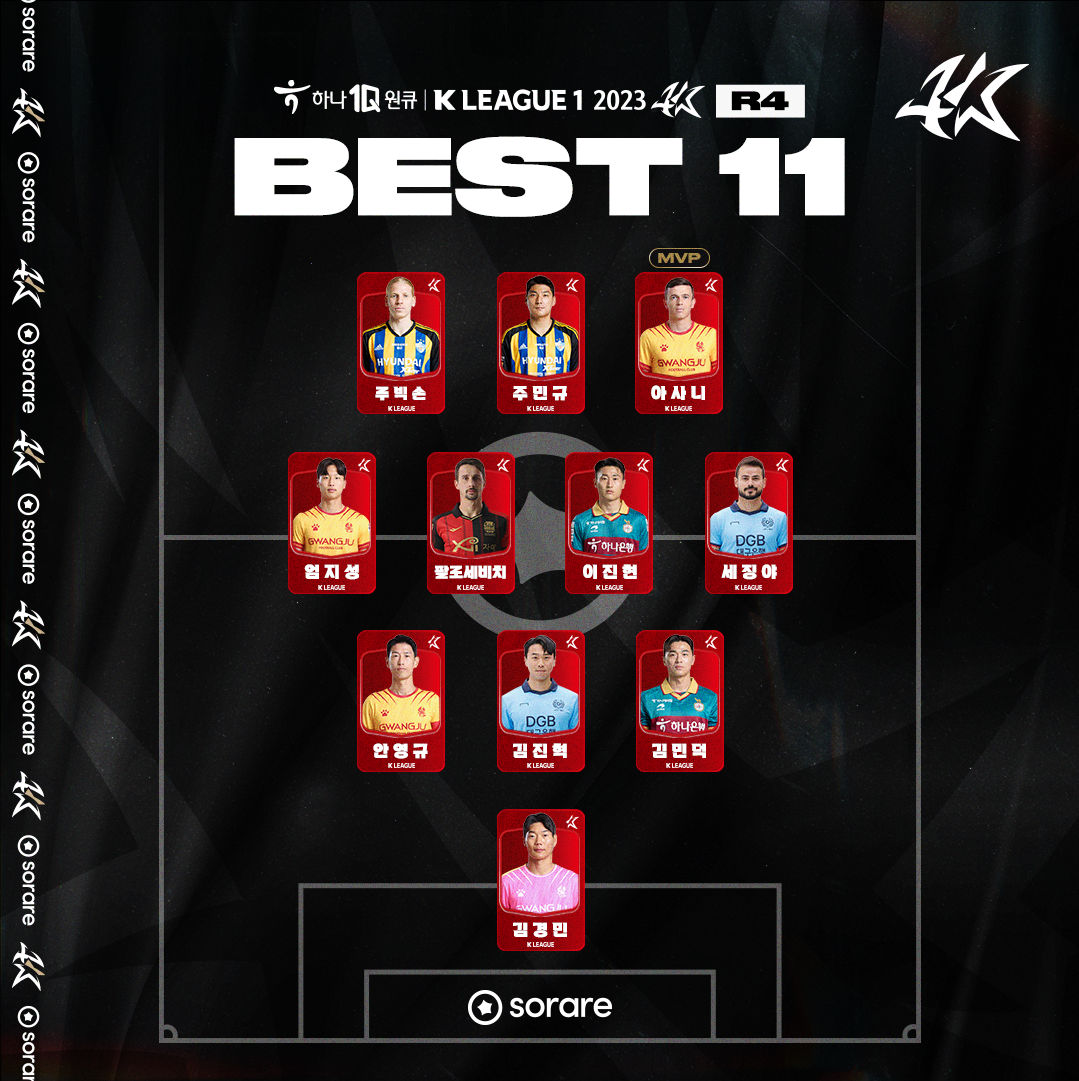 K리그1 4라운드 베스트 11