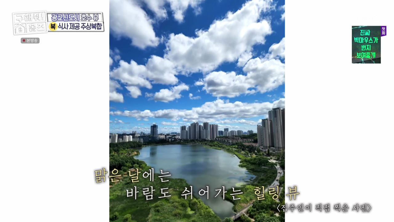 구해줘홈즈 수원시 영통구 하동 광교 백년호수로 매물 보증금 3억 월세 250 조건 소개