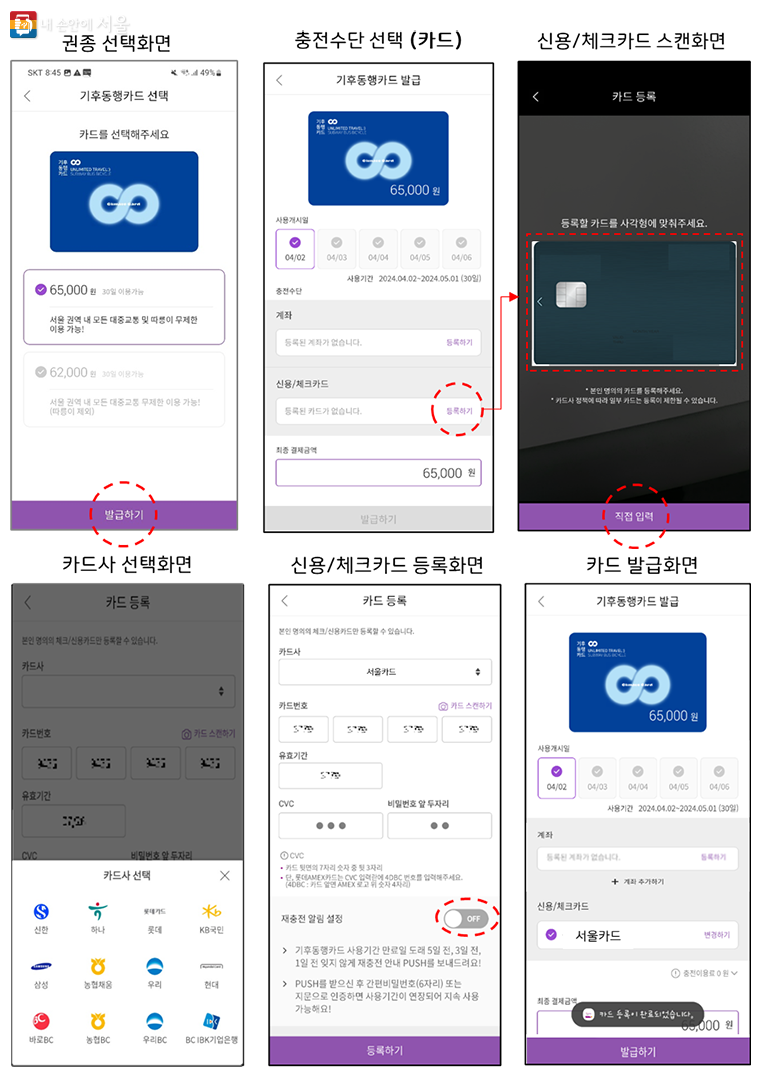 기후동행카드 신청방법 혜택 사용방법