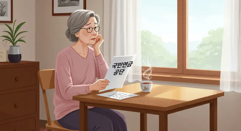 국민연금공단에서-상담받은-후-임의가입을-할까-고민하는-할머니