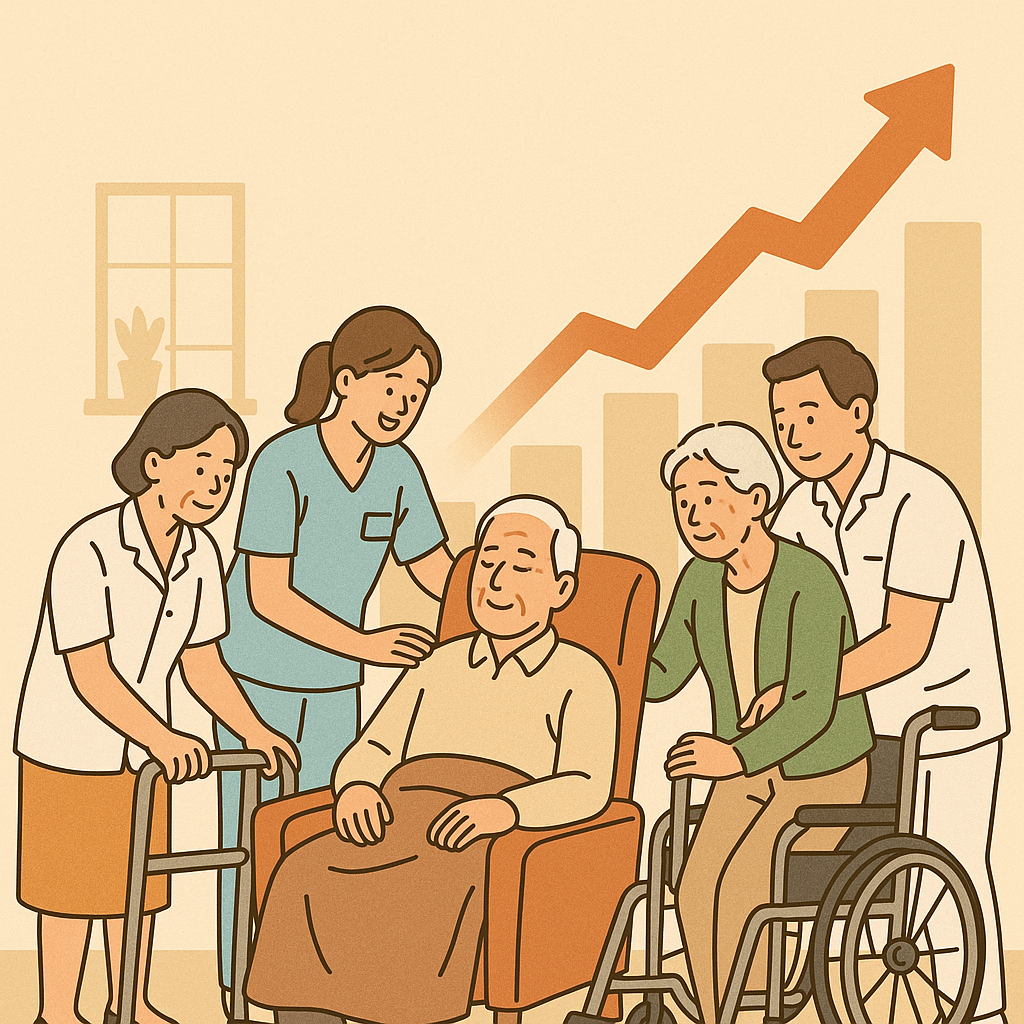 2025년 요양 수요 증가