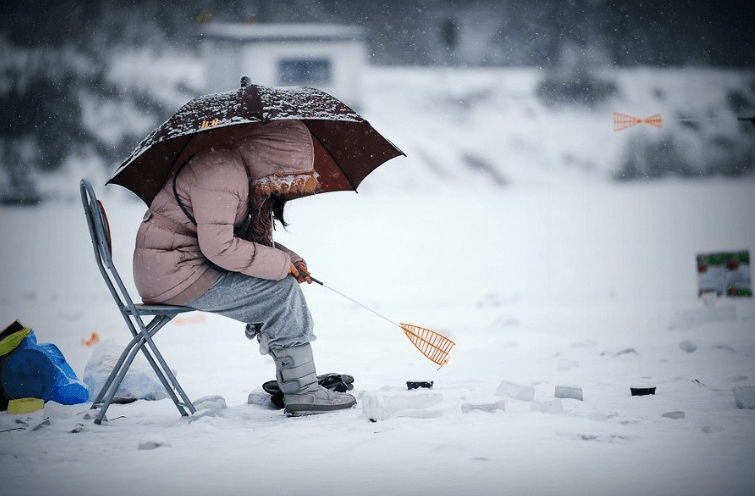 양평 백동저수지 빙어축제