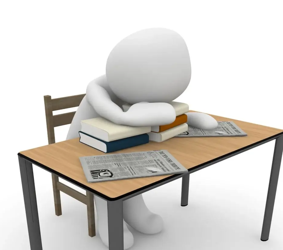 공부로 스트레스 받는 아이