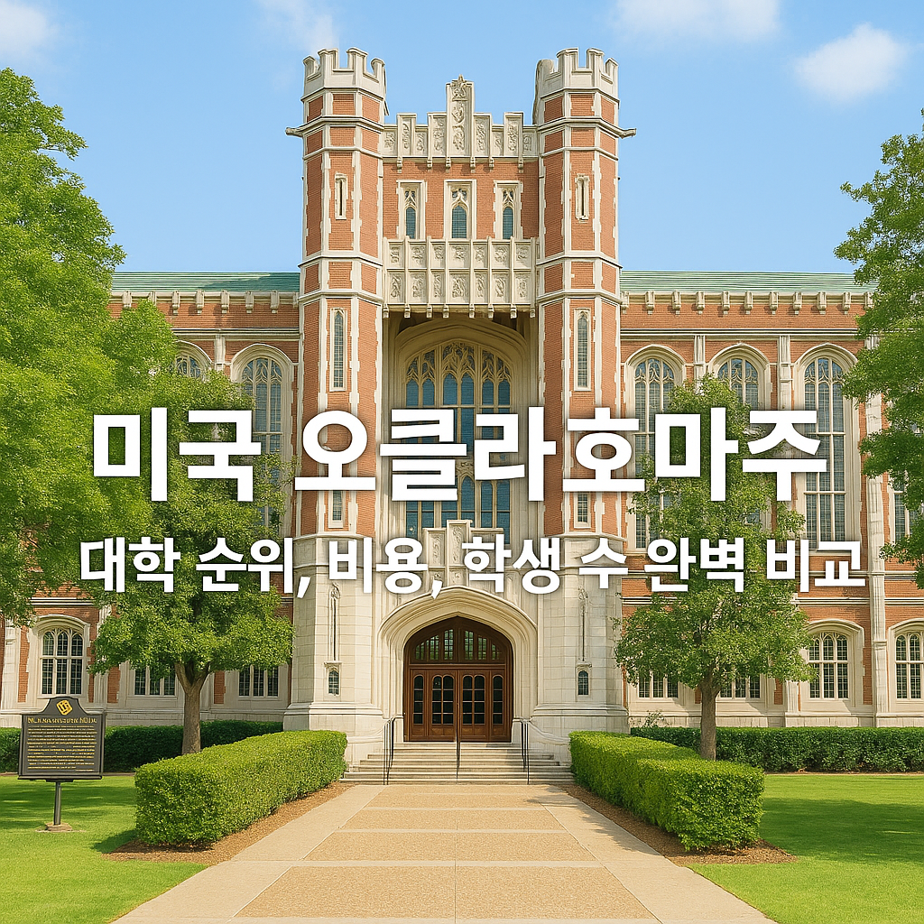 미국 대학 순위-오클라호마주 대학 순위, 비용, 학생 수 완벽 비교 이미지
