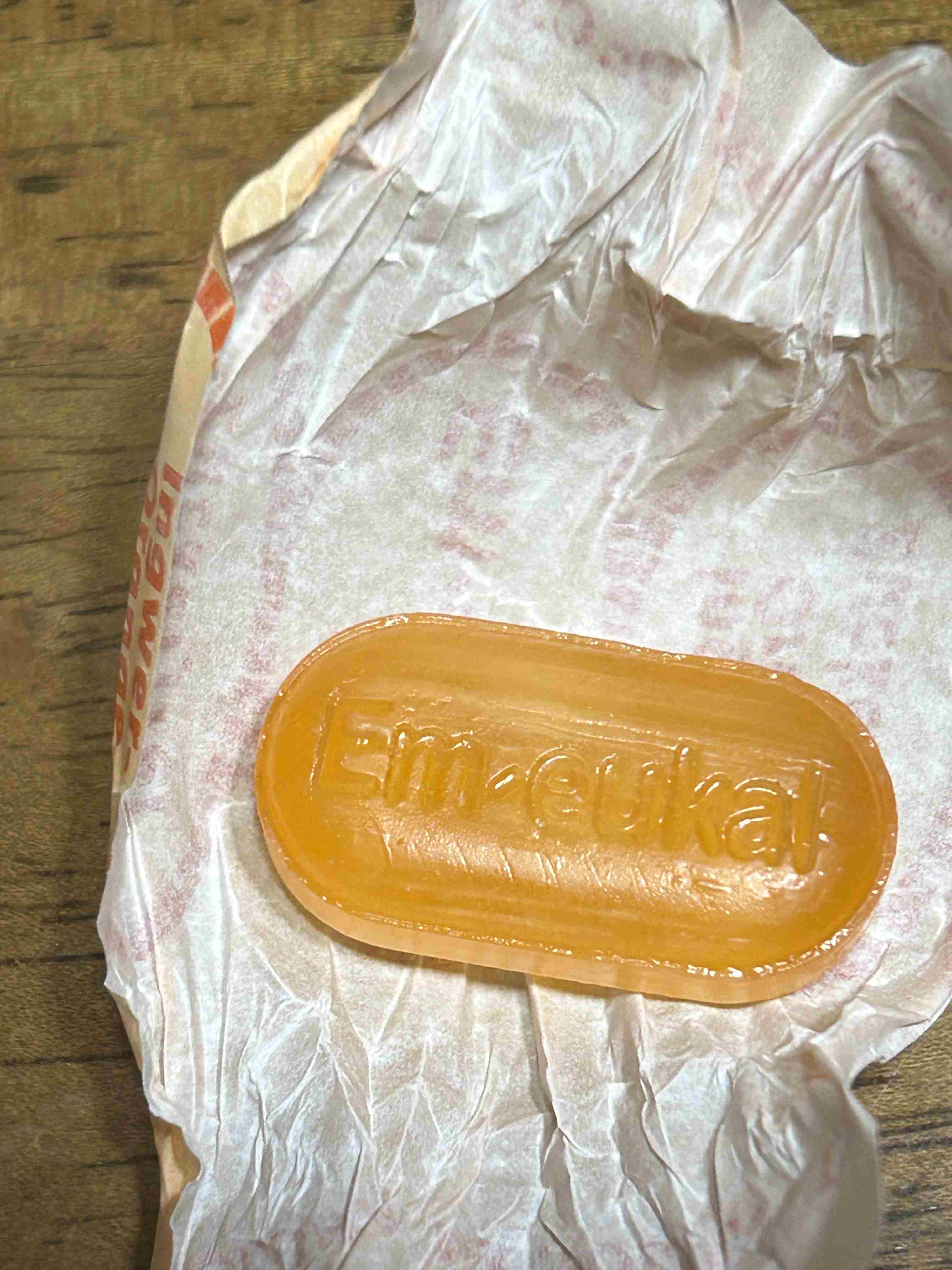 오렌지 사탕 겉부분