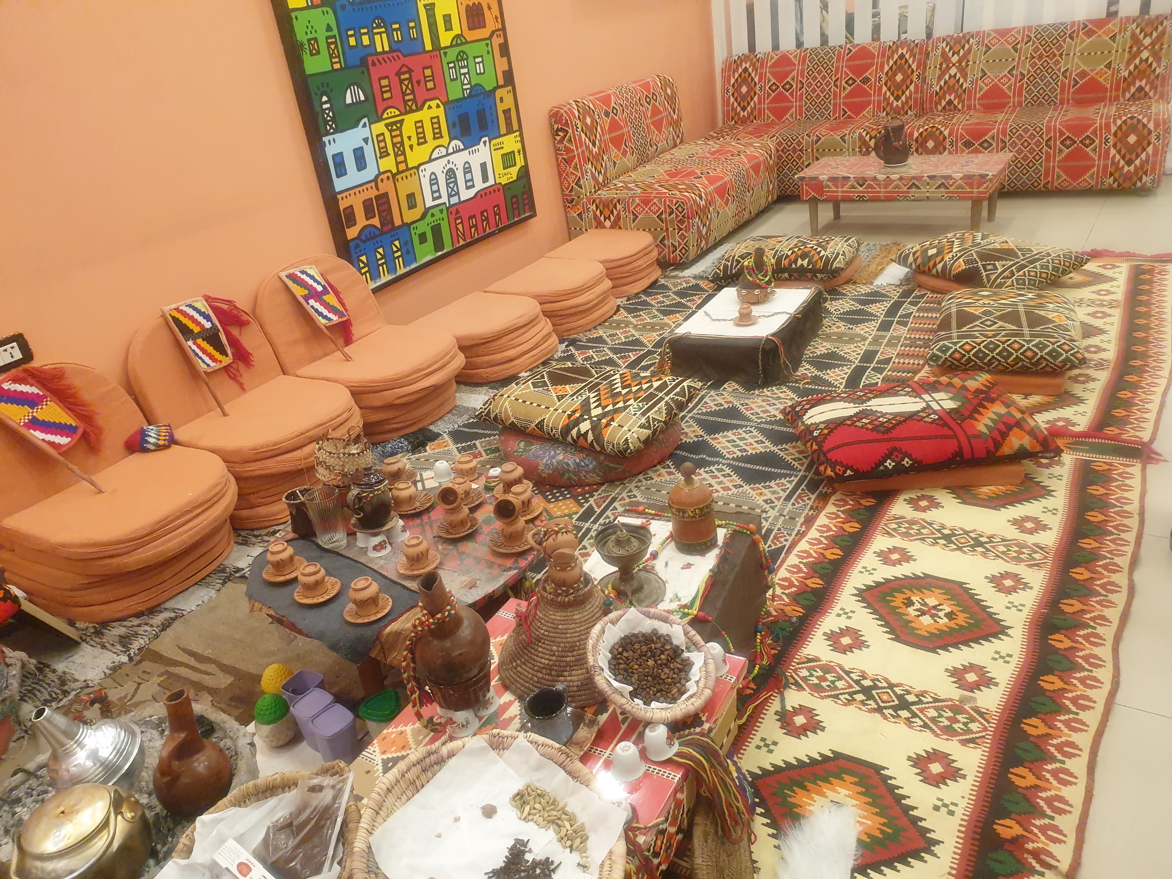 누비안족이 운영하는 식당