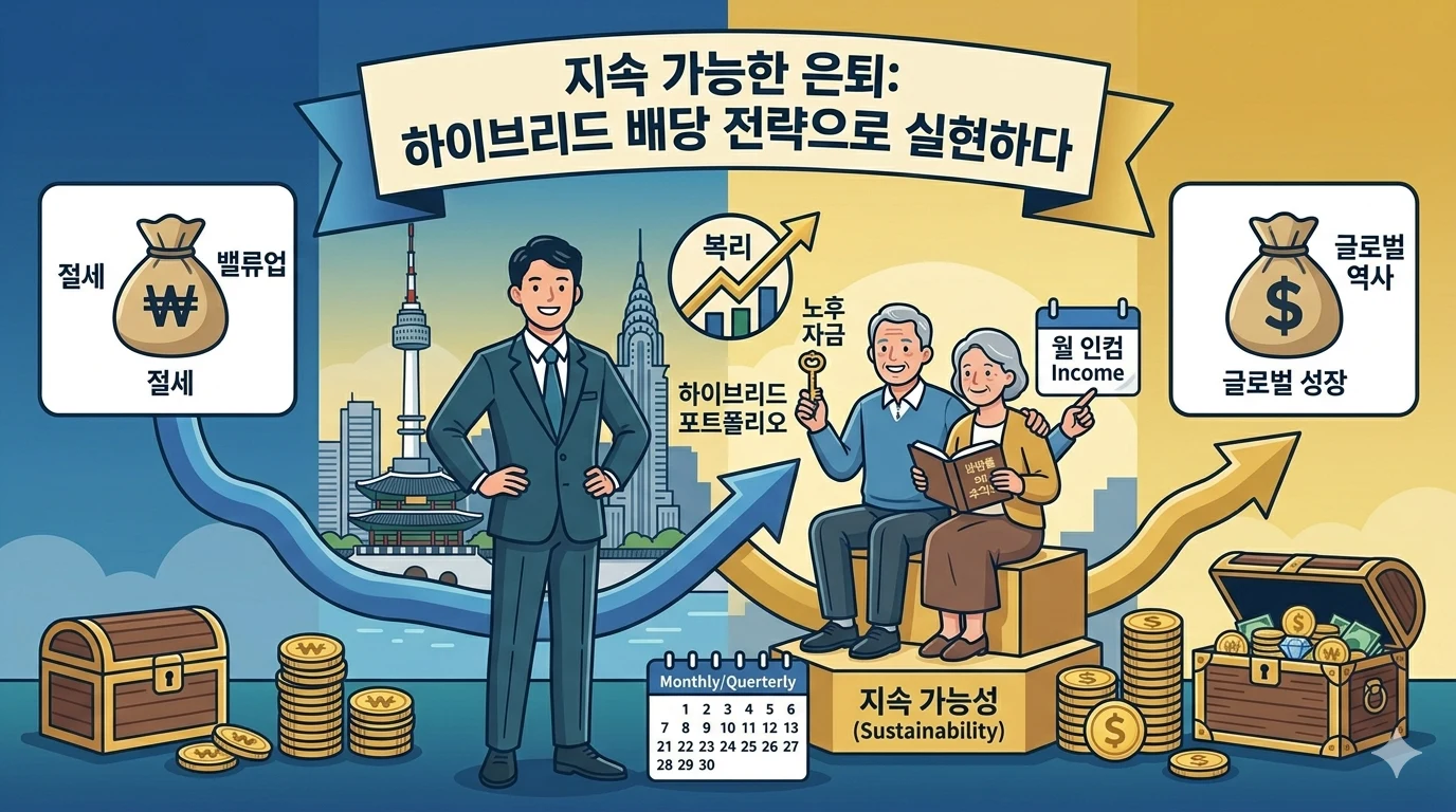 지속 가능한 은퇴_하이브리드 배당 전략