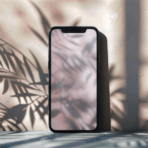 자연광이 비치는 감성적인 스마트폰 배경화면 대표 이미지 – 무료 배경화면 앱 소개용