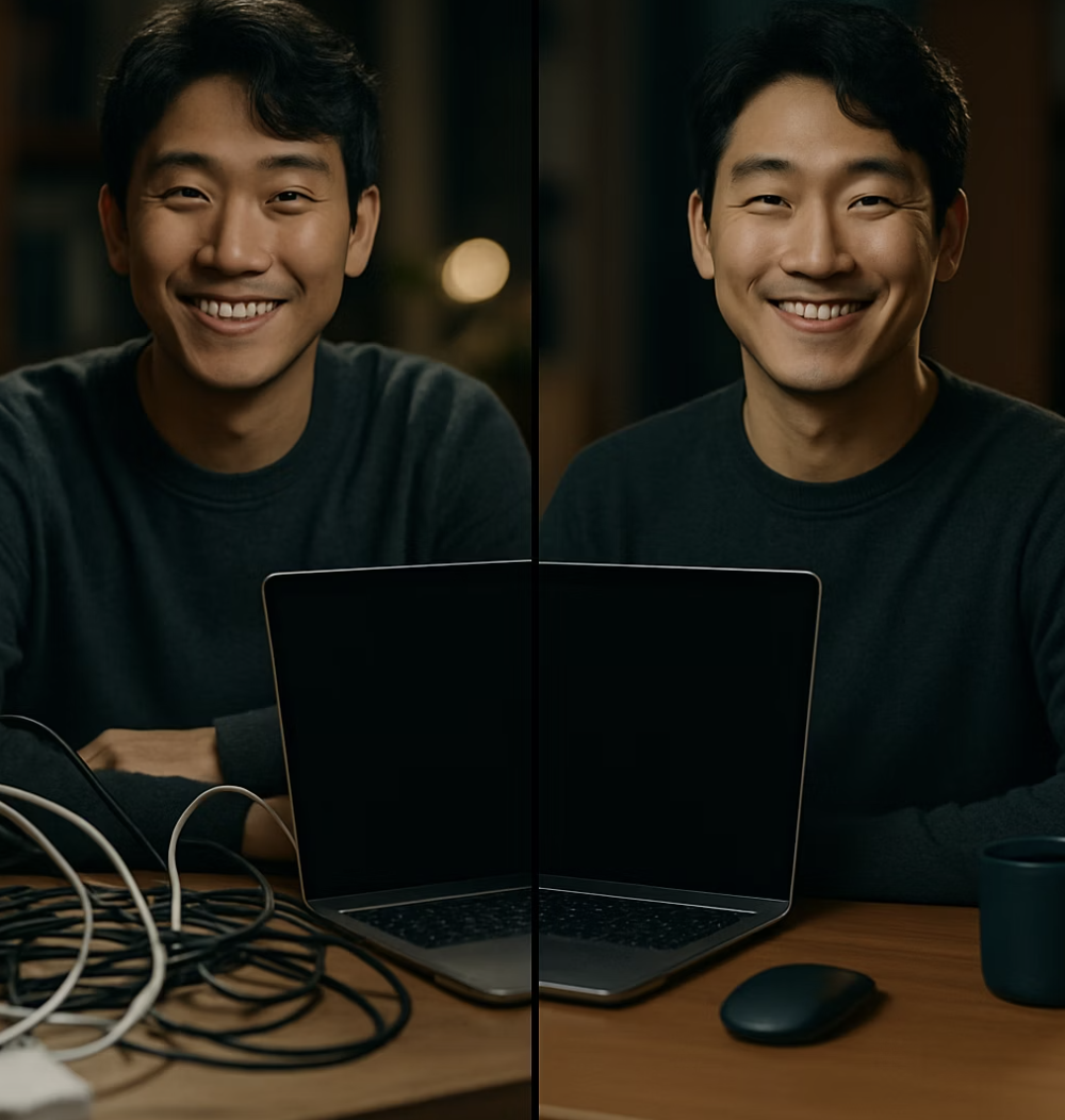 책상을 호텔처럼, 클린 데스크의 완성